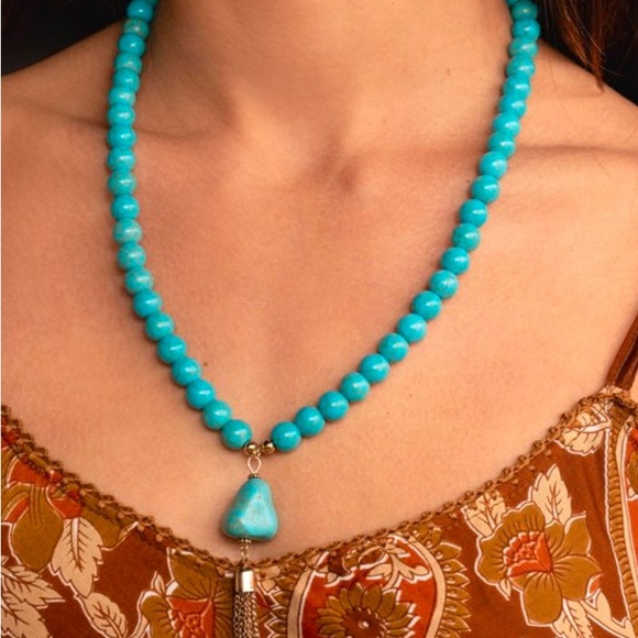 paparazzi Jewelry - Coachella Chic - Blue Necklace